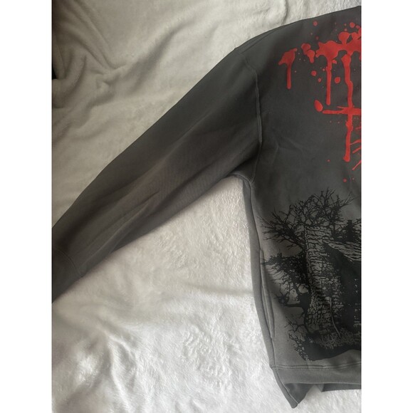 Friday the 13th Men's Graphic Print Fleece Hoodie Size Large - Picture 3 of 11